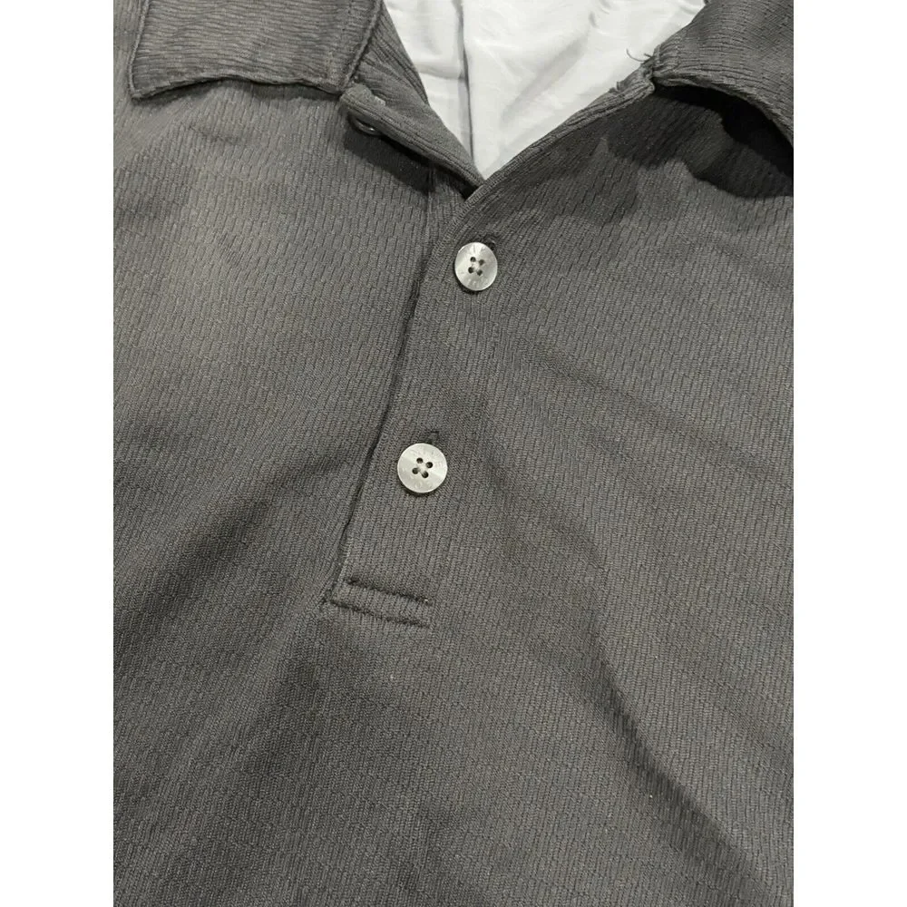 Nike Performance Fit Dri Short Sleeve Size XL Polo Shear Strip On‎ Back